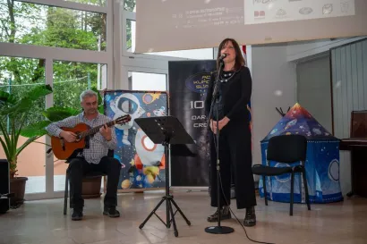 U scenskom dijelu programa nastupili su Slaven Bandur i Suzana Balen/Foto: Predrag Uskoković