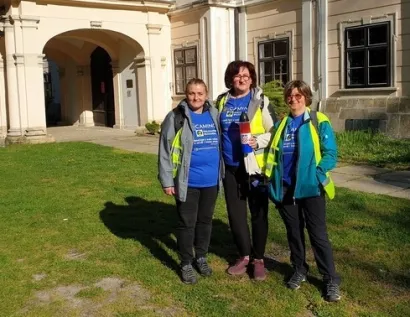 Marija Galić (u sredini), glavna organizatorica za Camino bjelovarsko bilogorski/Foto: Privatni album