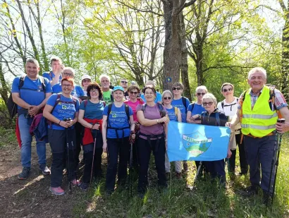 Daruvarski planinari također su hodali prema Novoj rači/Foto: Privatni album