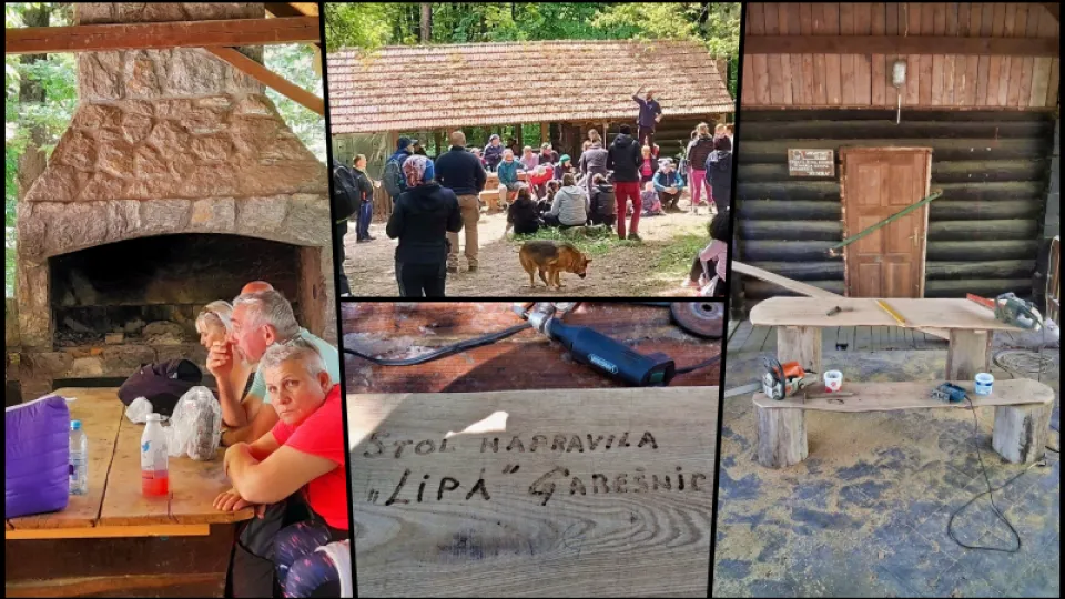 Humku Planinari iz Garešnice uredili Humku: ''Postavili smo stol i klupe ...