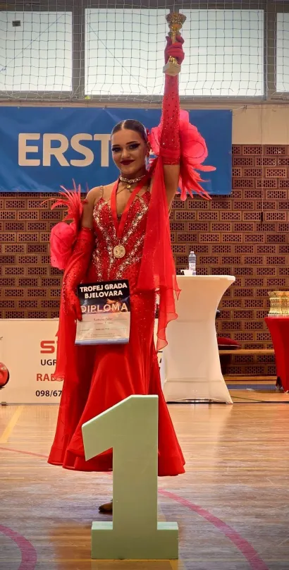 Pred mladom Bjelovarčankom je jo&scaron; nekoliko natjecanja/Foto: Privatni album