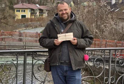 Vladimir u prosincu, prije početka programa/Foto: Privatni album