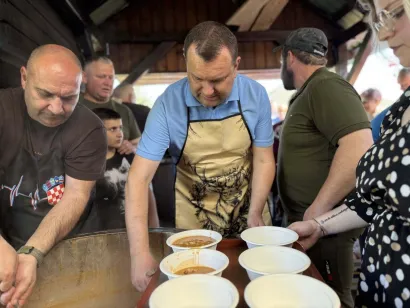 Gradonačelnik Lneniček u akciji/Foto: Grad Daruvar