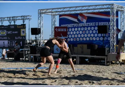 Ana je osvojila sjajno treće mjesto/Foto: Hrvački klub Čazma