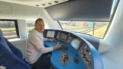 Davor je u zadnji tren odlučio postati strojovođa/Foto: Privatni album