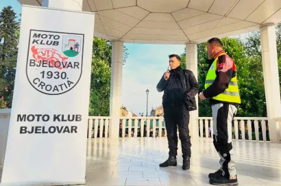 Tomislav Ga&scaron;par održao je u Bjelovaru emotivan govor/Foto: Daruvar Cup of Joy