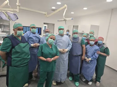 Ekipa koja je danas bila uz pacijenta u sali/Foto: Opća bolnica ''Dr. Anđelko Vi&scaron;ić''