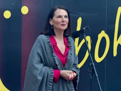 Na otvorenje je stigla i državna tajnica Dražena Vrselja/Foto: Grad Bjelovar