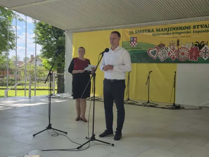 Smotru je otvorio bjelovarsko-bilogorski župan Marko Maru&scaron;ić/Foto: BBŽ