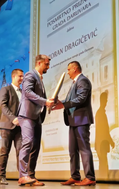 Posthumno priznanje za Zorana Dragičevića/Foto: Predrag Uskoković/Grad Daruvar