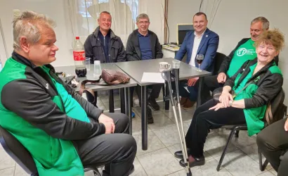 Natjecatelje ssu possjetili gradonačelnik Damir Lneniček i voditelj Veteranskog centra Daruvar Dren Stoček/Foto: Nikica Puhalo/MojPortal.hr