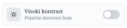 Izbornik za visoki kontrast