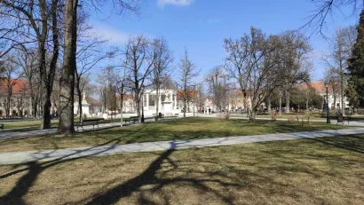 Nije rijetkost da bjelovarskim gradskim parkom trče psi bez nadzora vlasnika, odnosno, psi lutalice/Foto: Martina Čapo