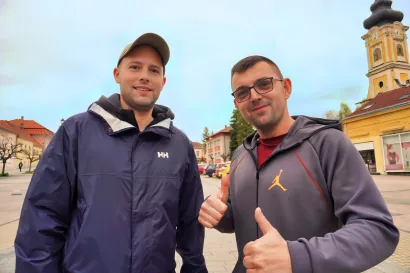 Nikola Rakija&scaron; i Dejan Lukić, treneri KK Daruvar '22 snimljeni nakon osnivanja kluba 2022. godine/Foto: Nikica Puhalo/MojPortal.hr