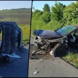 Evo &scaron;to je ostalo od vozila u Kukunjevcu/Foto: DVD Lipik