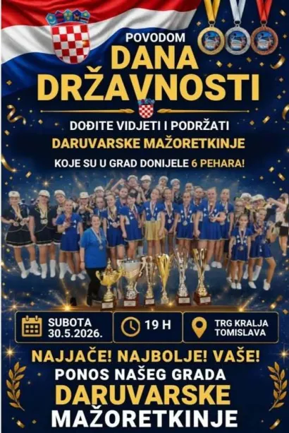 Foto: Daruvarske mažoretkinje