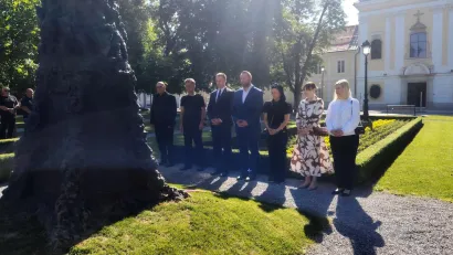 Poginulima su se poklonili i gradski i županijski čelnici/Foto: Slavica Trgovac Martan