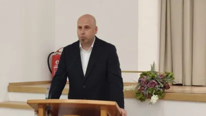 Filip Vusić, izaslanik bjelovarskog gradonačelnika/Foto: Slavica Trgovac Martan
