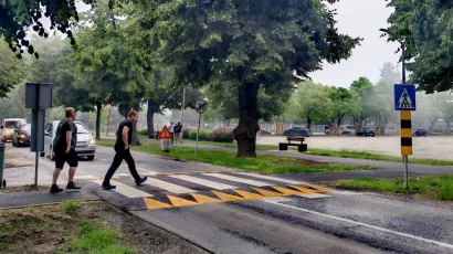 Novi pje&scaron;ački prijelaz u Hebrangovoj ulici/Foto: Martina Čapo