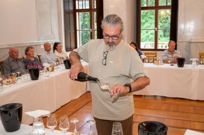 Ponuđeno je osam vrsta vina i &scaron;ampanjac/Foto: Predrag Uskoković