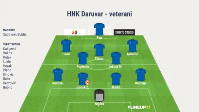 Postava Veterana HNK Daruvar