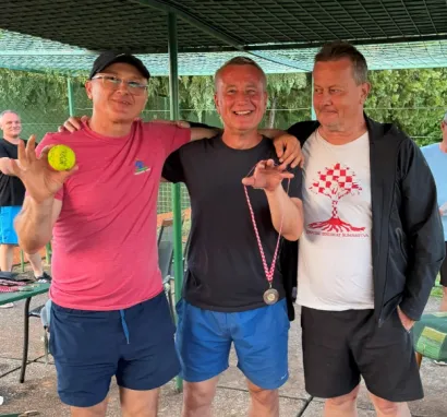 Trećeplasirani u starijoj skupini &ndash; Želimir Mihić i Mario Maru&scaron;ić/Foto: HATK Daruvar