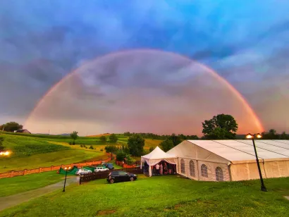 Prirodna čarolija nad imanjem obitelji Doneski/Foto: OPG Doneski