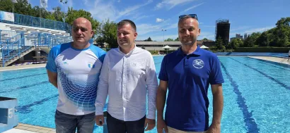 Ante Brkljačić, Dario Hrebak i Marko Mihalinec/Foto: Grad Bjelovar