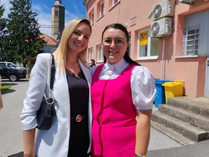Zamjenica načelnika Općine Dežanovac Kristina Kubi&scaron;ta i pročelnica Ljubica Ilinović/Foto: Martina Čapo
