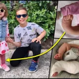 Ina je rođena s deformiranom lijevom nogom koja je danas gotovo pa potpuno oporavljena/Foto: Privatni album
