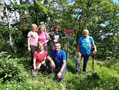 Na ru&scaron;evinama nekada&scaron;njeg Stražemanskog grada/Foto: PD Petrov Vrh