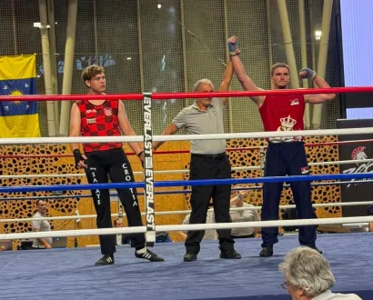 Mihaelu je ovo bilo prvo veliko natjecanje/Foto: Savate klub &Scaron;an