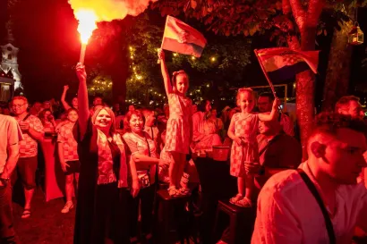 Foto: Stipe Bo&scaron;čić, Božo Bo&scaron;čić i Marina Brestovečki Mrkoci