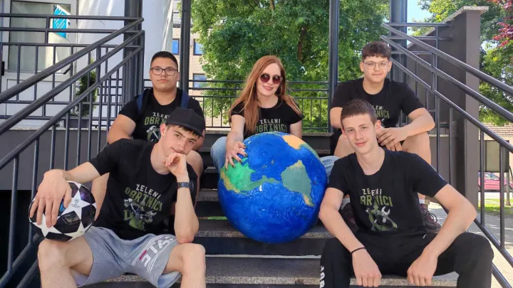 Učenici s mentoricom Kristinom Vidak/Foto: Obrtnička &scaron;kola Bjelovar