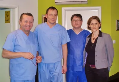 Dr. Du&scaron;ko Maletić i dr. Mario Bartol s kolegom iz Rusije/Foto: Foto: Poliklinika Maletić