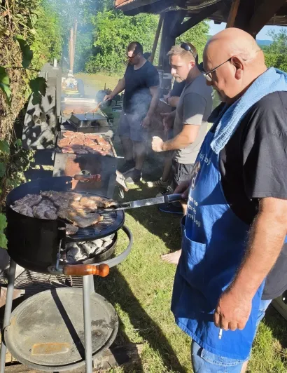 Ro&scaron;tiljanje uoči početka fe&scaron;te/Foto: Privatni album