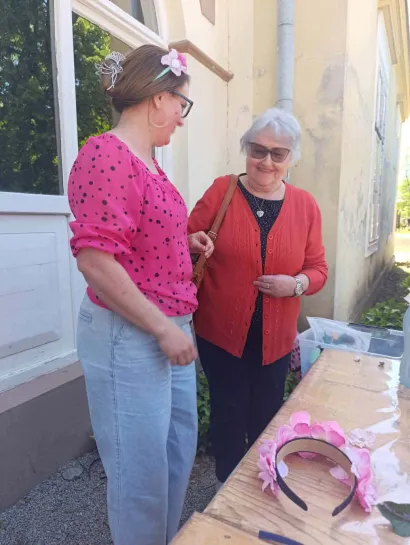 S dragom tetom Marijom iz vrtića/Foto: Privatni album