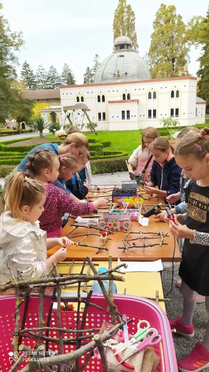 Radionica na Cvjetnom sajmu u Daruvaru/Foto: Privatni album