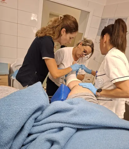 Mateu su u Zagrebu stavili novi gips/Foto: Privatni album
