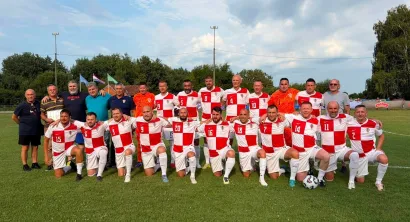 Veterani hrvatske repke stigli su u Veliku Trnoviticu/Foto: NK Moslavina Velika Trnovitica