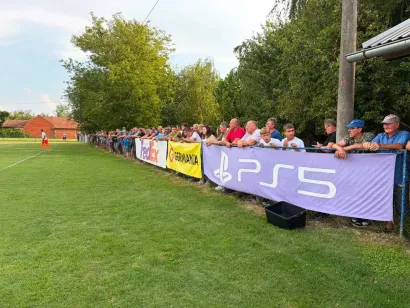Utakmica se pratila s velikim zanimanjem/Foto: NK Moslavina Velika Trnovitica