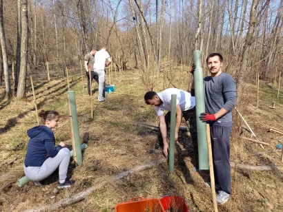 U radnim akcijama redovito sudjeluju prijatelji//Foto: Privatni album