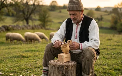 Pastiri su rezbarili predmete dok bi čuvali blago/Foto: AI ilustracija