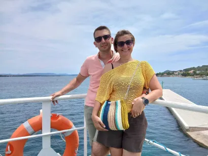 Sa suprugom na odmoru/Foto: Privatni album