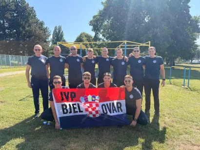 Na natjecanju su predstavljani Bjelovar, Bjelovarsko-bilogorsku županiju i Republiku Hrvatsku/Foto: JVP Bjelovar