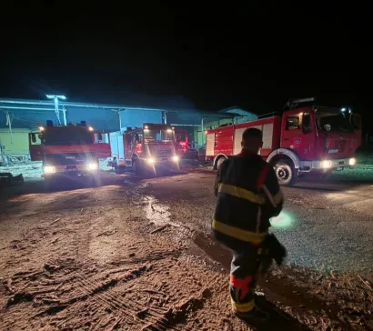 Vatrogasci su brzo iza&scaron;li na teren/Foto: DVD Pakrac