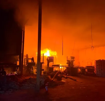 Vatrena buktinja gutala je sve pred sobom/Foto: DVD Pakrac