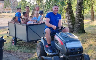 Posebno prijevozno sredstvo za najmlađe vatrogasce/Foto: DVD Donji Sređani