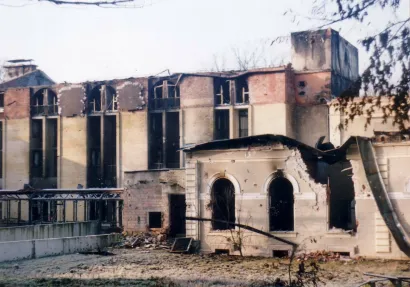 Hotel koji je u Lipiku izgrađen 1983. u potpunosti je uni&scaron;ten tijekom Domovinskog rata. Bio je popunjen tijekom cijele godine/ Foto: Povijesno dru&scaron;tvo Lipik-Pakrac