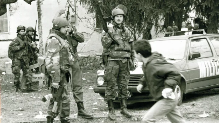 Arhivske fotografije prvih ratnih dana u Pakracu 1991. godine/Foto: Arhiv Grada Pakraca